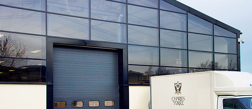 curtain walling on commercial premises